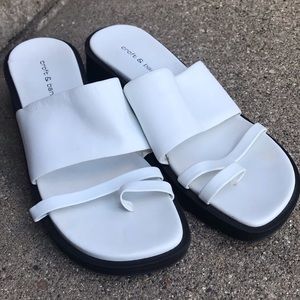 White Chunky Sandals